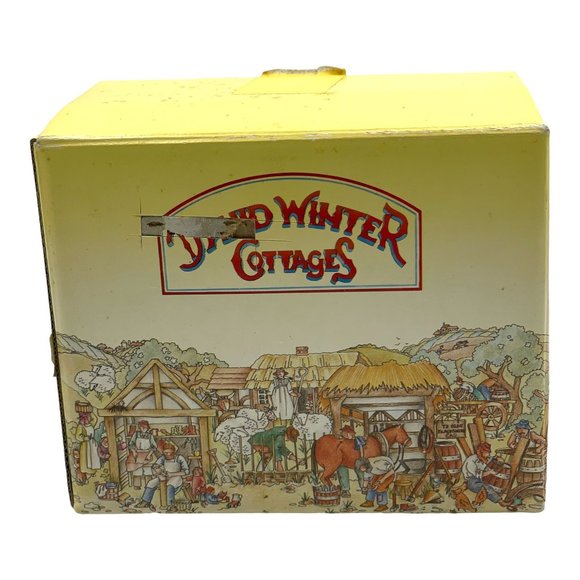Vintage 1989 David Winter Burns Reading Room Cottage British Traditions Box COA - Picture 10 of 10